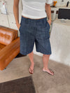 Cilena bermuda shorts - Mørkeblå