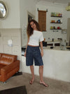Cilena bermuda shorts - Mørkeblå