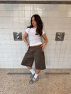 Kaline bermudashorts - Kaki