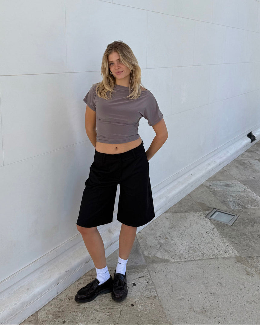 Noelia bermudashorts - Sort