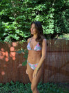 Olandria bikini med mønster og blomster - Pink/sort/beige
