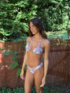 Olandria bikini med mønster og blomster - Pink/sort/beige