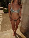 Pola bikini med polkaprikker - Sort/hvid
