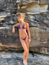 Lilya bikini med prikker - Sort/lilla