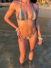 Riviera bikini med print - Multifarvet