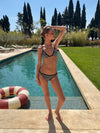 Sovila bikini med tern - Sort/hvid