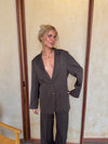 Kornelia oversized blazer - Brun
