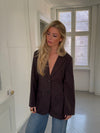 Elena blazer med åben ryg - Brun