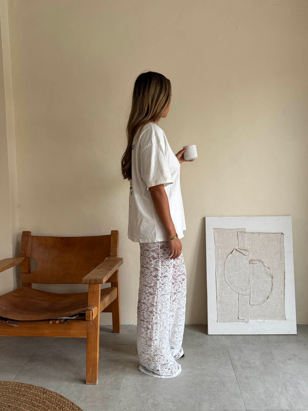 Marla blonde bukser - Hvid