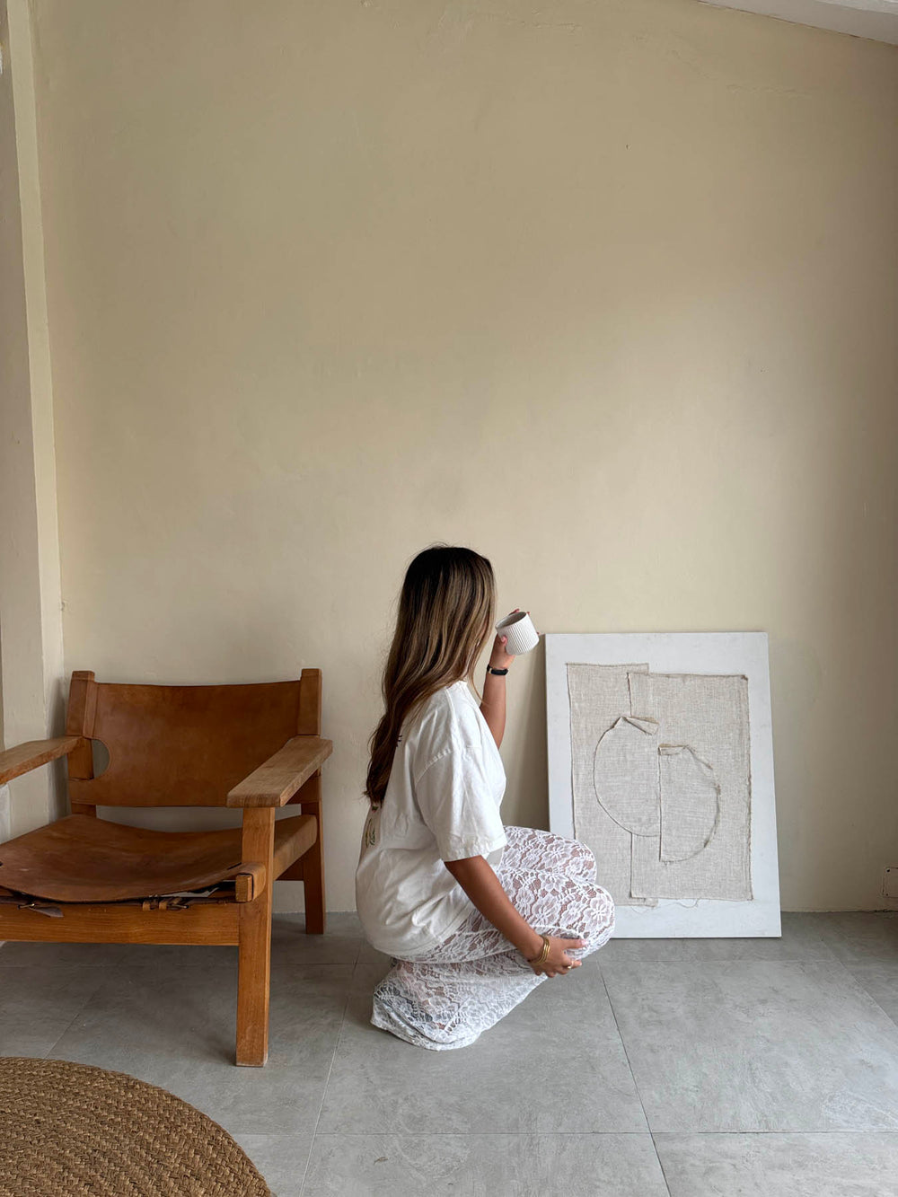 Marla blonde bukser - Hvid