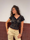 Isabel blondetop - Sort