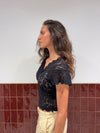 Isabel blondetop - Sort