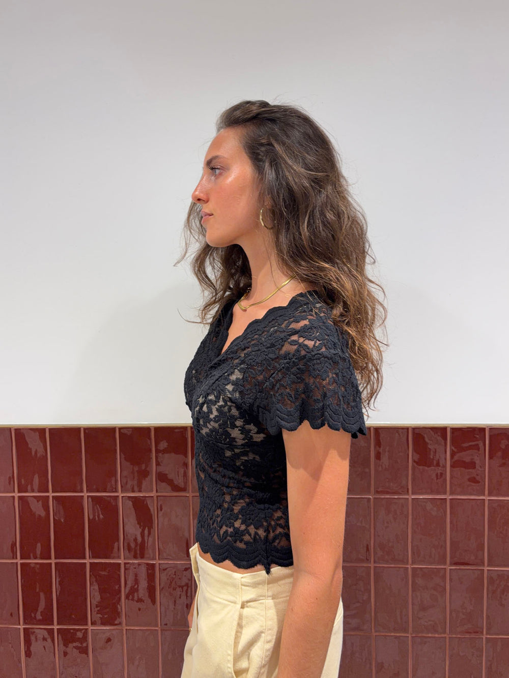 Isabel blondetop - Sort