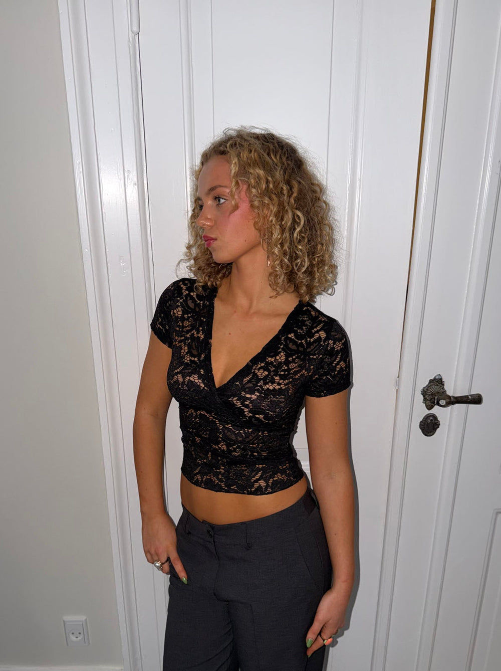 Bernadette blondetop - sort