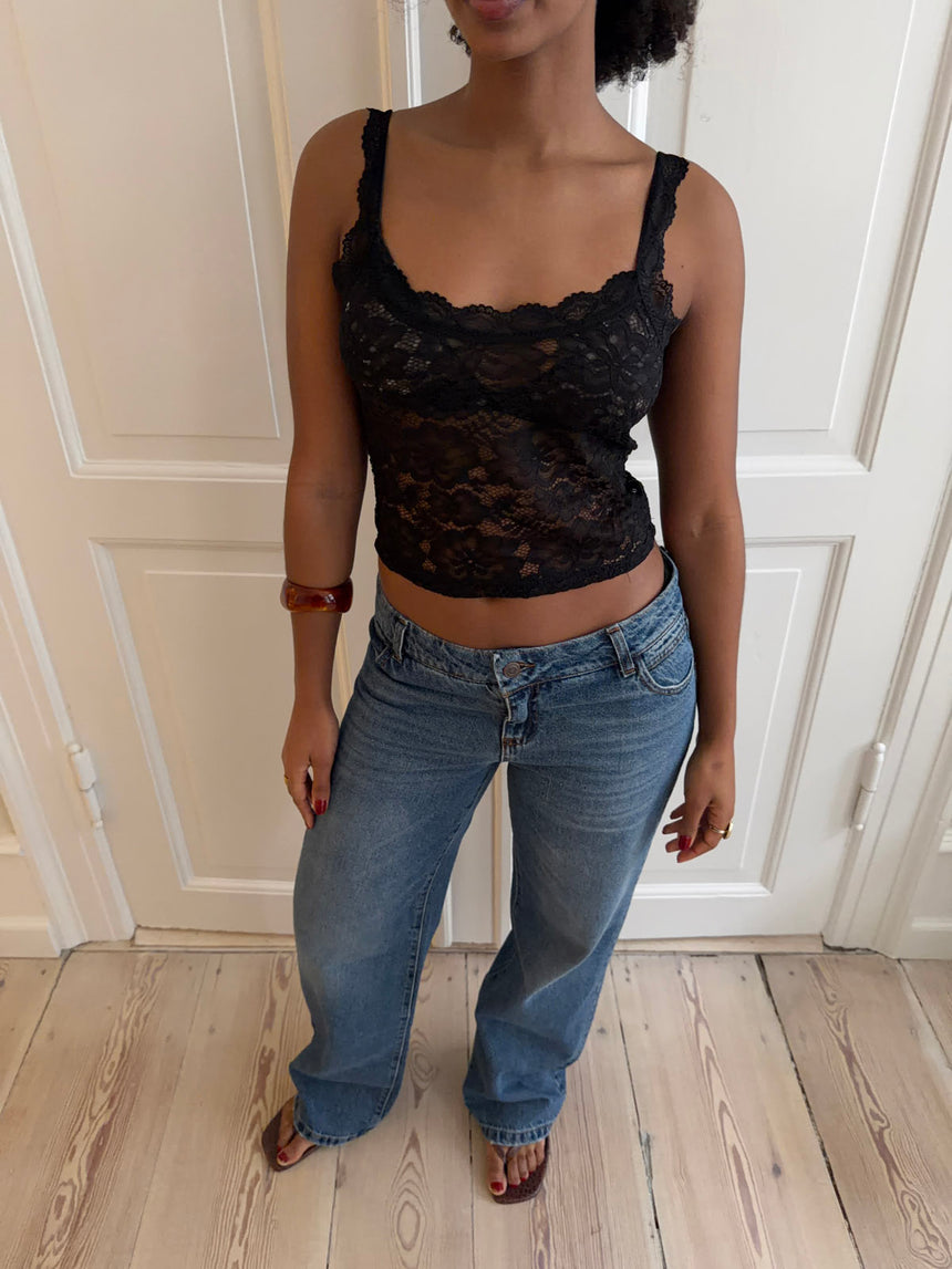 Marina blondetop - sort