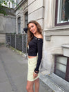Bibbi bluse med metalringe - Sort