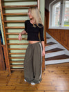 Tessy bluse med trekvartærmer - Sort