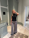 Leonie bluse med knapper - Sort