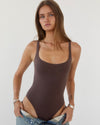 Sculpt bodystocking - Brun