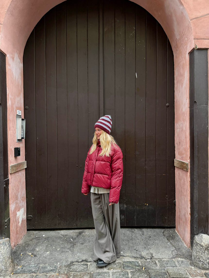 Elin pufferjakke - Rød