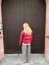 Elin pufferjakke - Rød