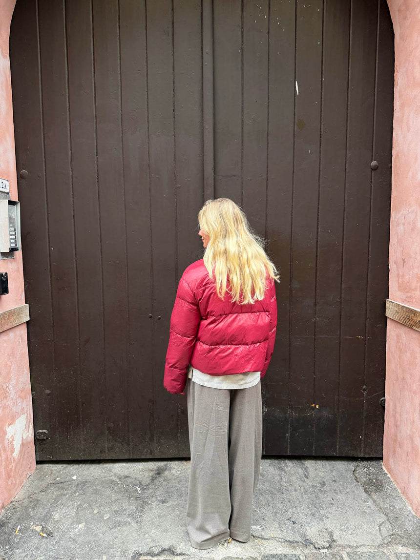 Elin pufferjakke - Rød