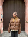 Elin pufferjakke - Brun