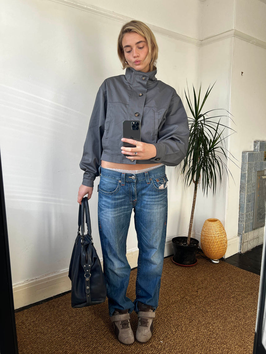 Atlas bomberjakke - Grå