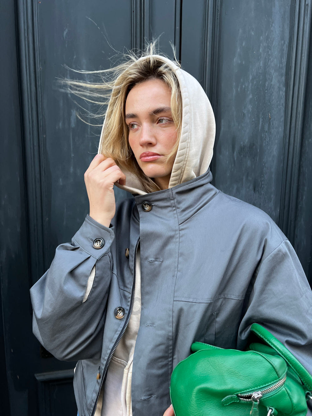 Atlas bomberjakke - Grå