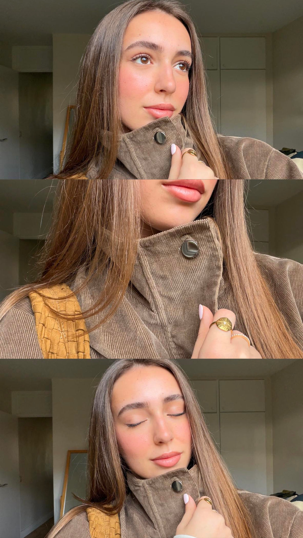 Bruno bomberjakke i fløjl - Brun