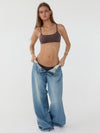 Smooth bralette - Brun