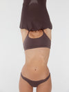 Smooth bralette - Brun