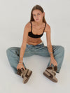 Smooth bralette - Sort