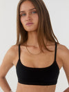 Smooth bralette - Sort