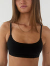 Smooth bralette - Sort