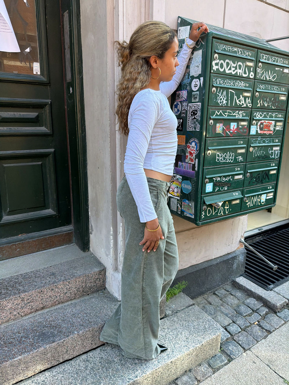 Noely bukser - Kaki