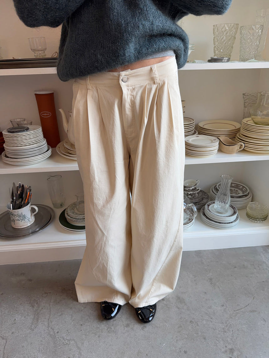 Chamomile bukser med lige ben - Off white