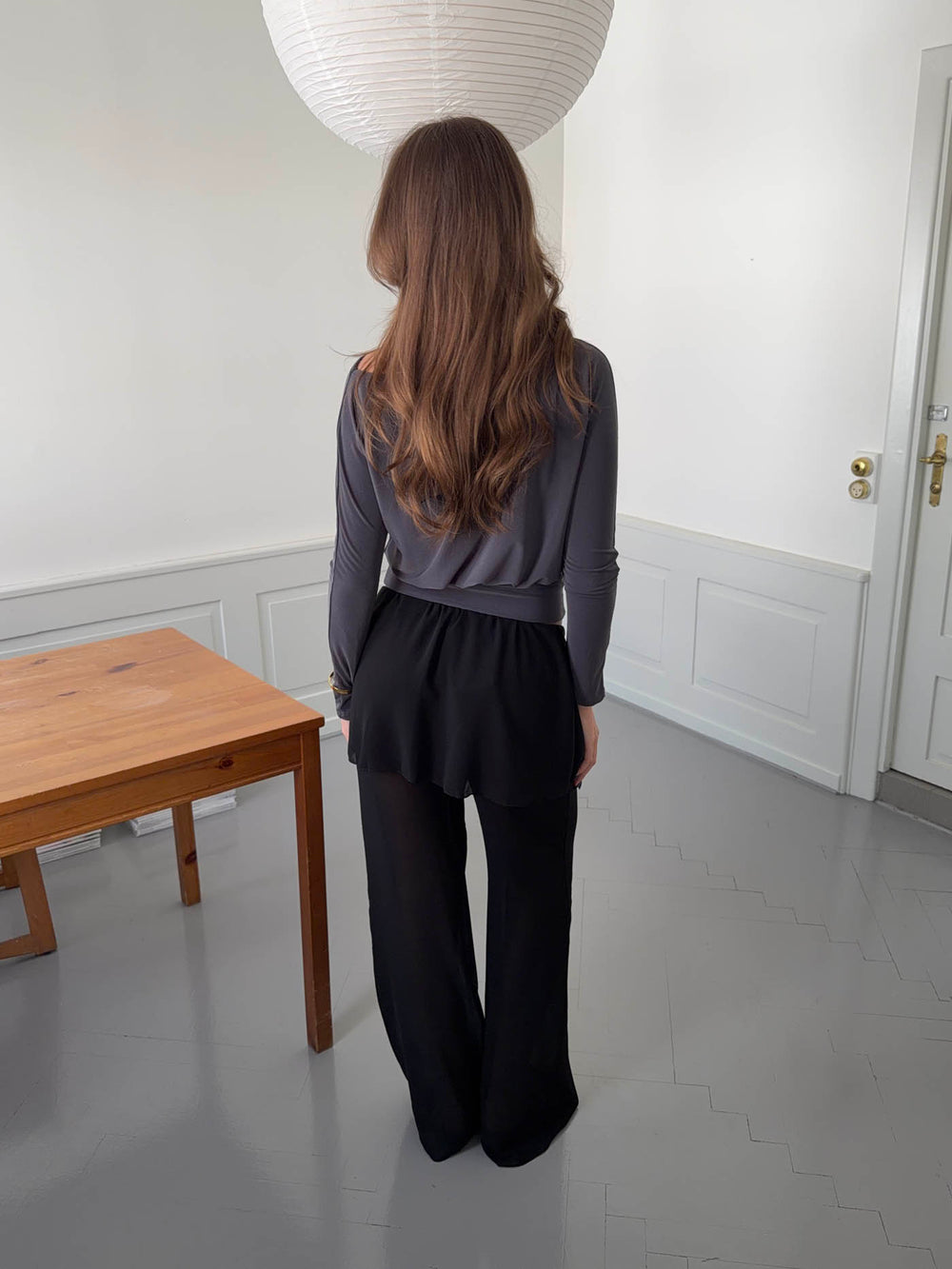 Nadina bukser med nederdel - Sort