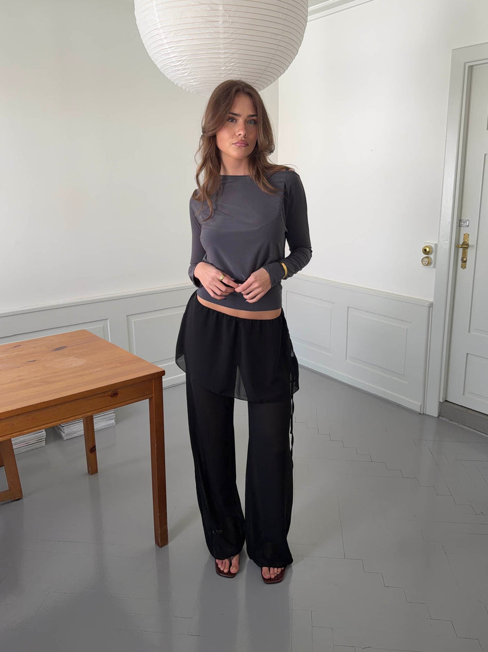 Nadina bukser med nederdel - Sort