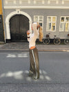 Samantha bukser med stribe detaljer - Kaki