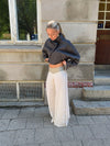 Polly bukser med striber - Hvid