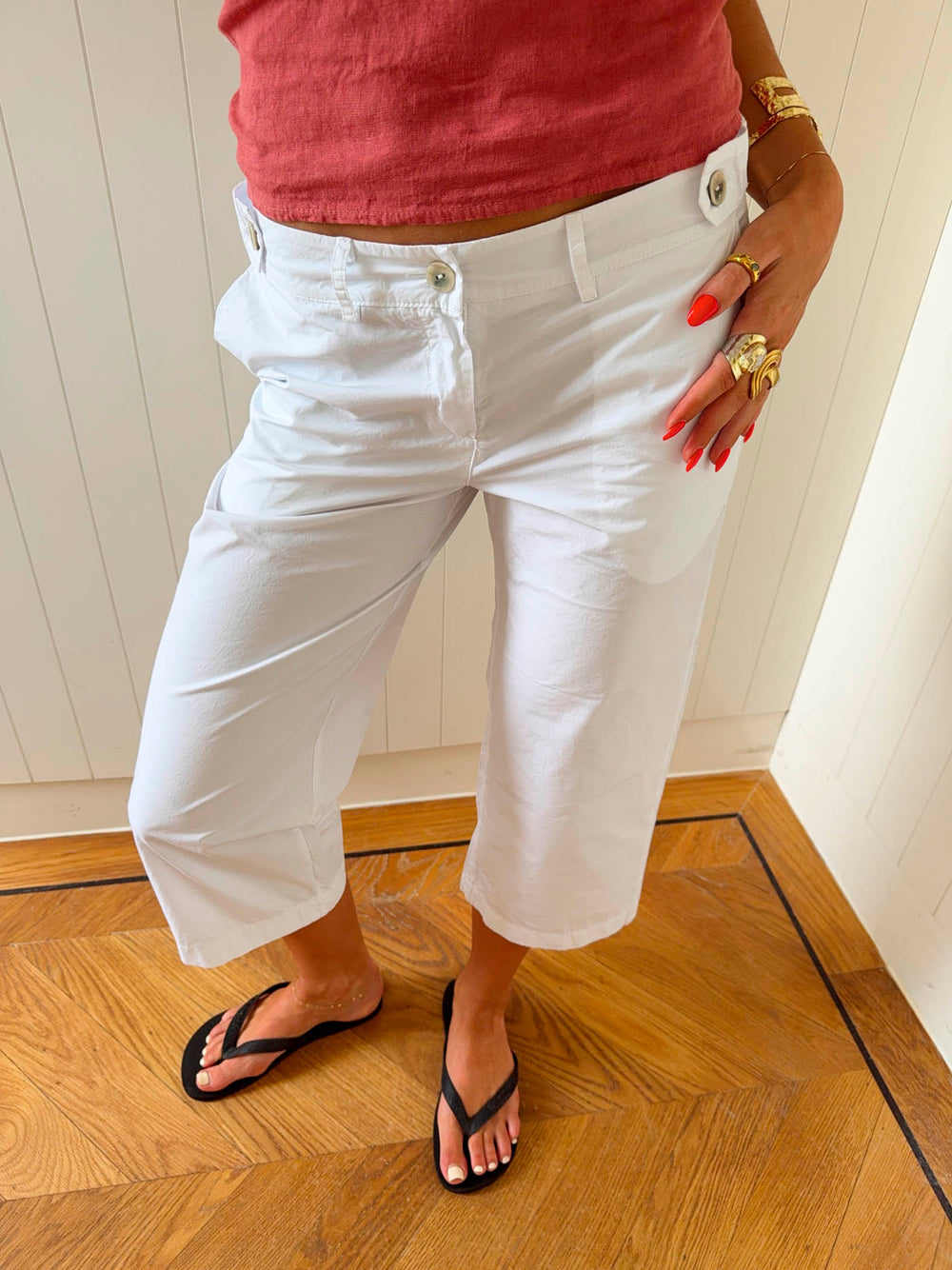 Scandivv capris - Hvid