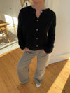 Jamilla mohair cardigan - Sort