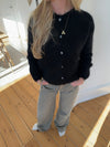 Jamilla mohair cardigan - Sort