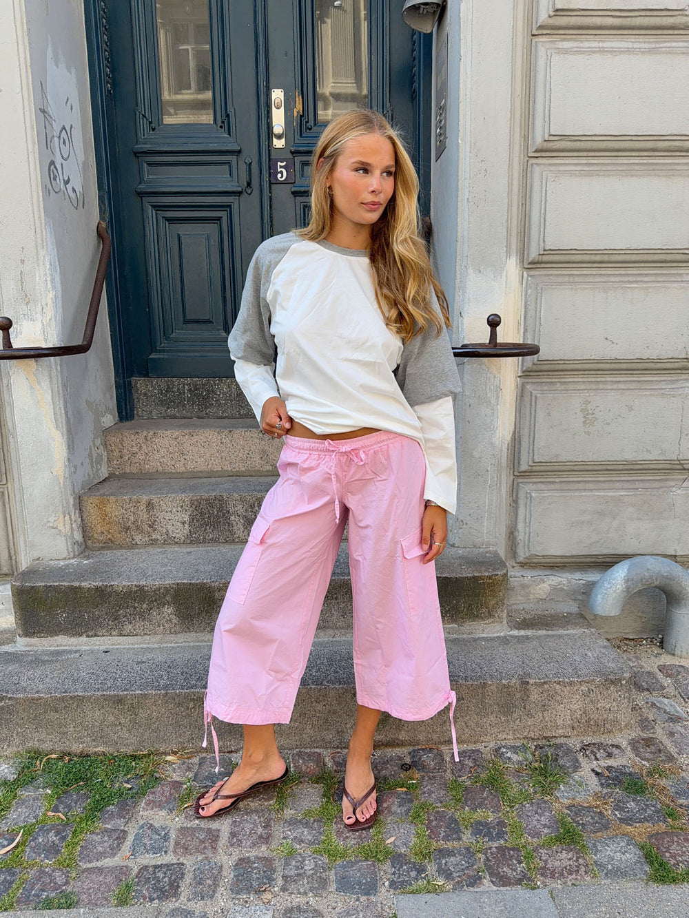Tammy cargo bermudashorts - Lyserød