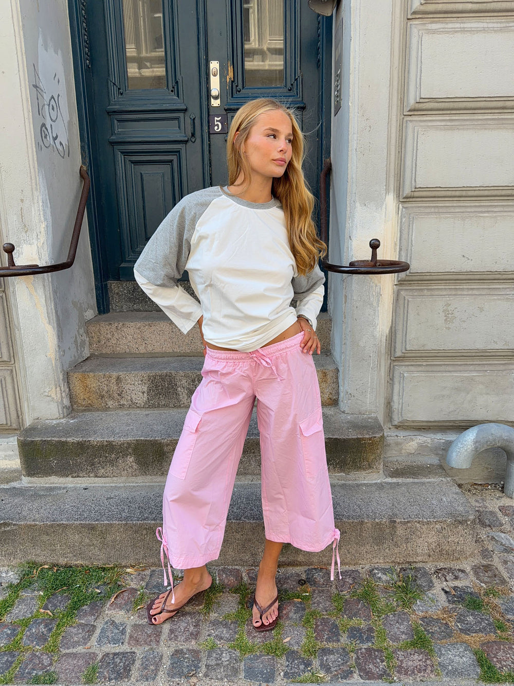 Tammy cargo bermudashorts - Lyserød