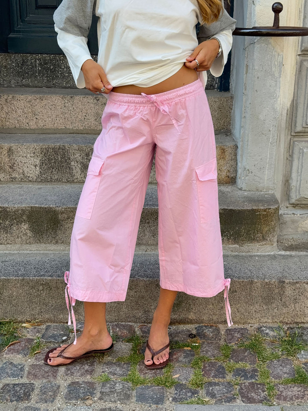 Tammy cargo bermudashorts - Lyserød