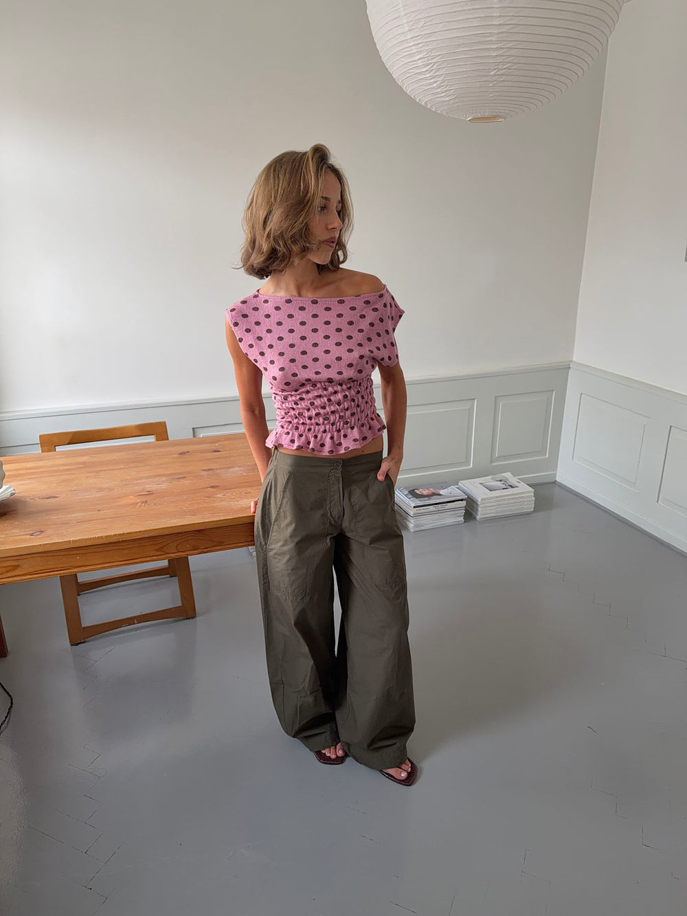 Takina cargo bukser - Kaki