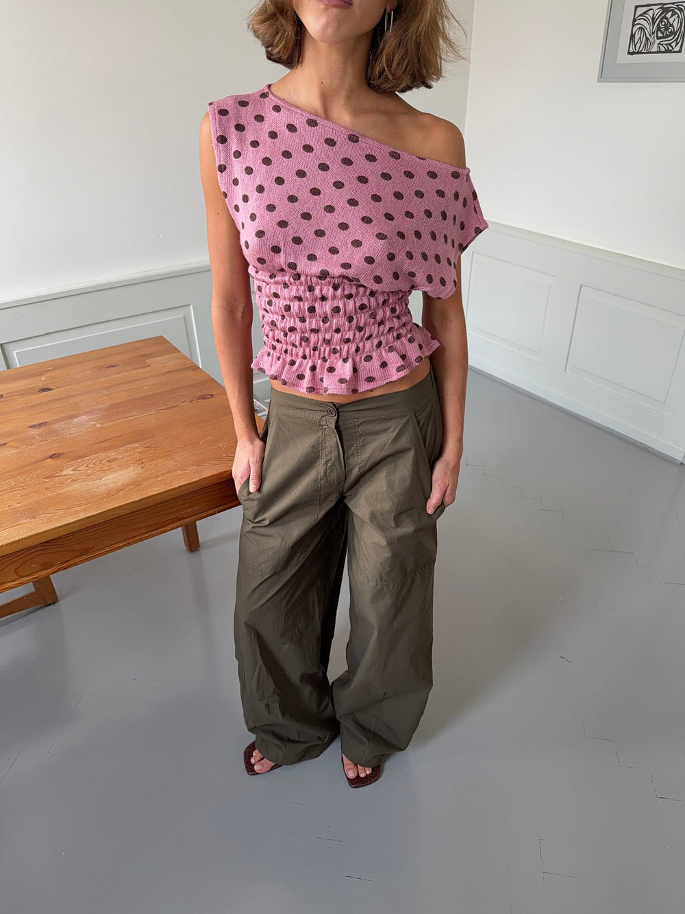 Takina cargo bukser - Kaki