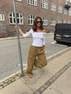 Yassy cargobukser - Lysebrun